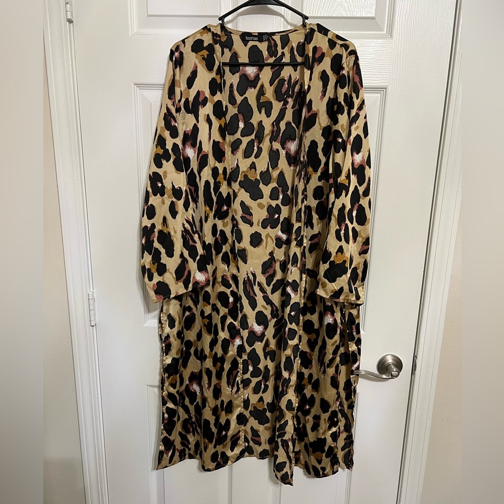 Leopard Kimono | Kimono | Silk Kimono | Leopard Cardigan | Leopard Jacket